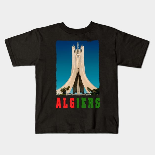 algiers Kids T-Shirt by teehood